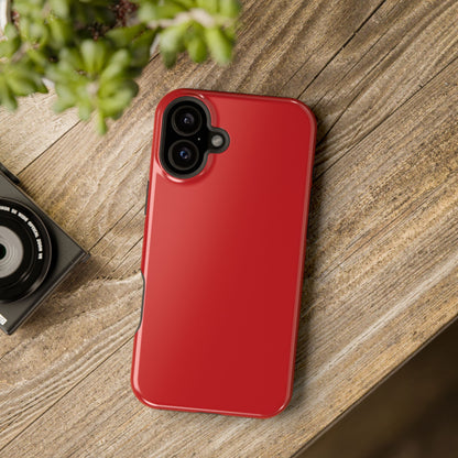 Impact-Resistant Phone Case - Lipstick Red