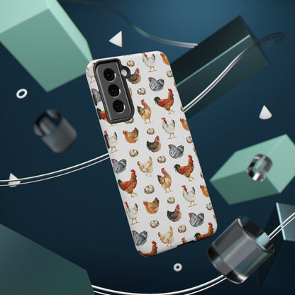 Impact-Resistant Phone Case - Chicken Love