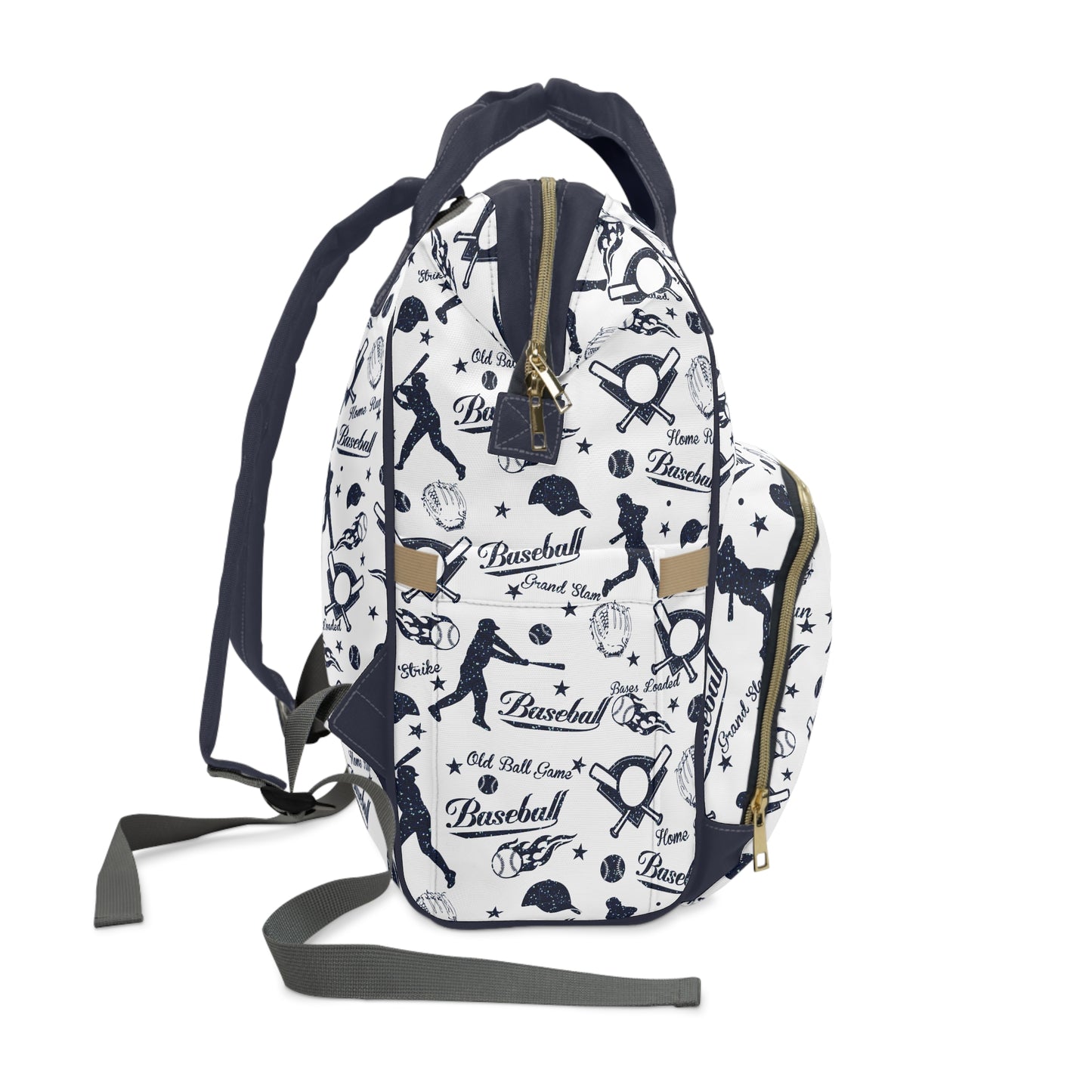 Multifunctional Diaper Backpack- Take Me Out To The Ballgame