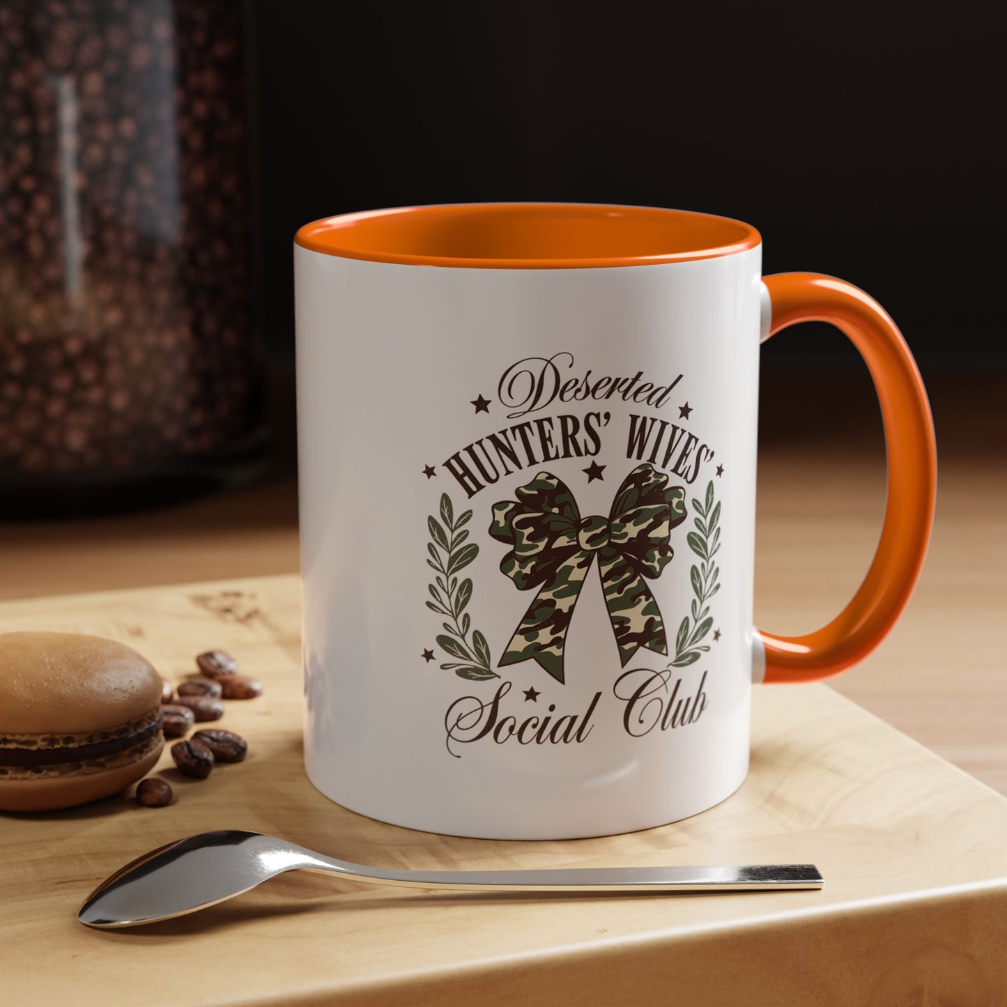 Accent Coffee Mug- Deserted Hunter's Wife Social Club