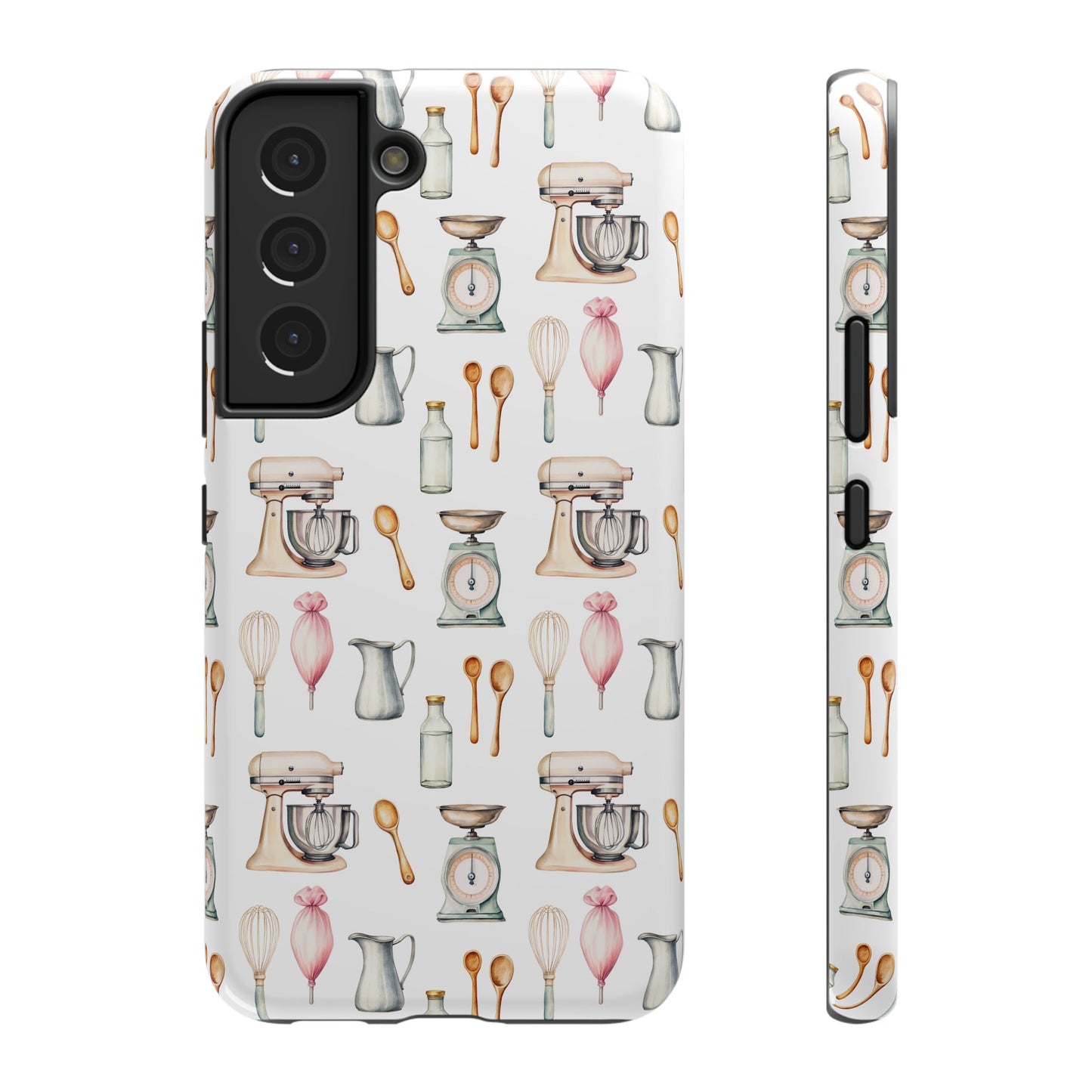 Impact-Resistant Phone Case- Watercolor Baker