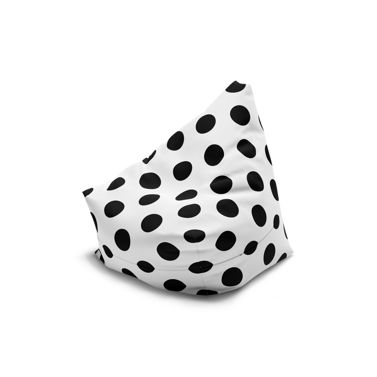 Black and White Polka Dot Bean Bag Chair Cover