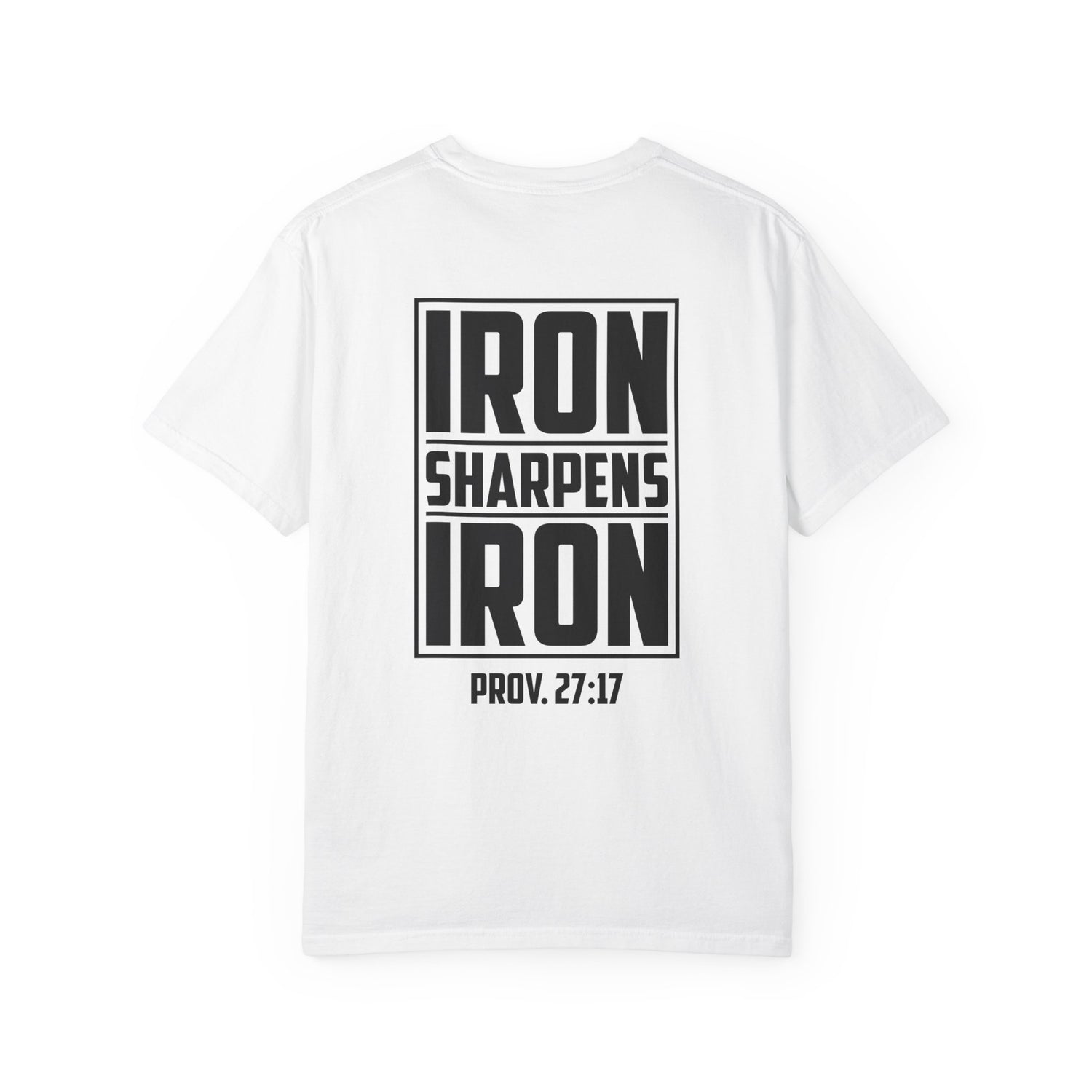 Inspirational Unisex T-Shirt, Motivational Tee for Everyday Wear, Iron Sharpens Iron, Christian Gift, Casual Fashion