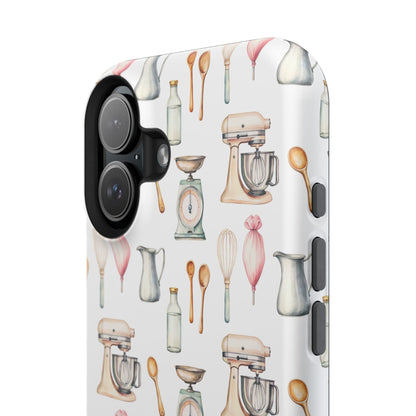 Impact-Resistant Phone Case- Watercolor Baker