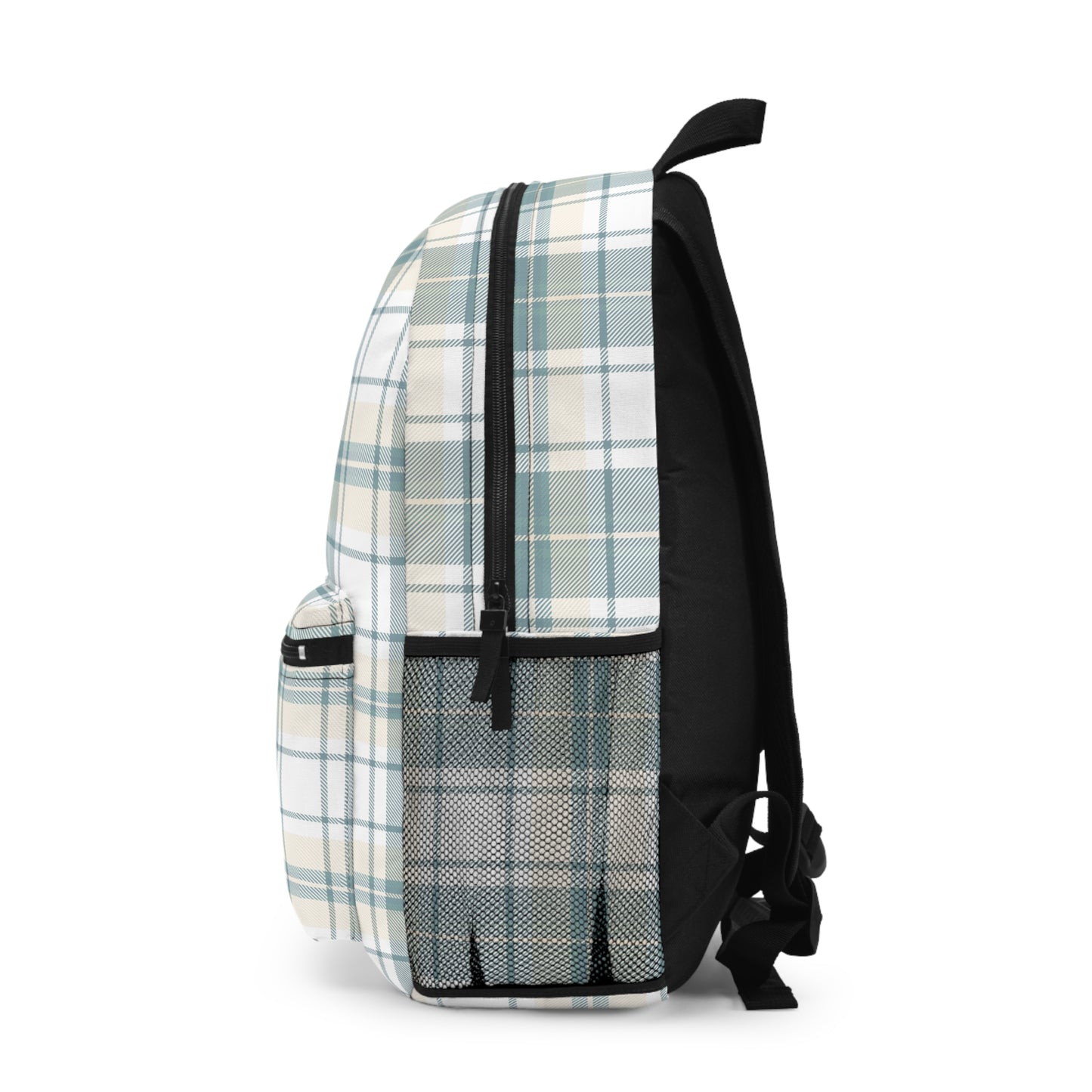 Backpack- Creamy Mint Plaid