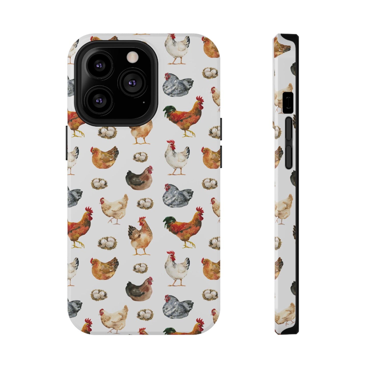 Impact-Resistant Phone Case - Chicken Love