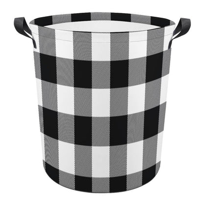 Collapsible Laundry Hamper- Farmhouse Buffalo Plaid