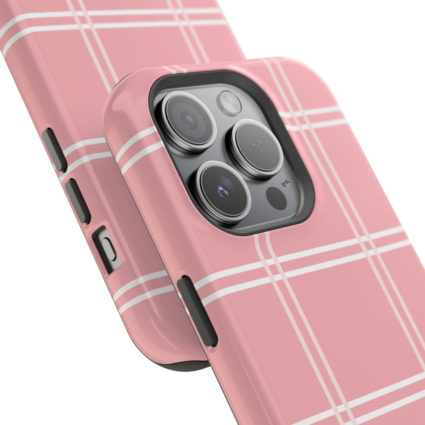 Impact-Resistant Phone Case -Girly Plaid