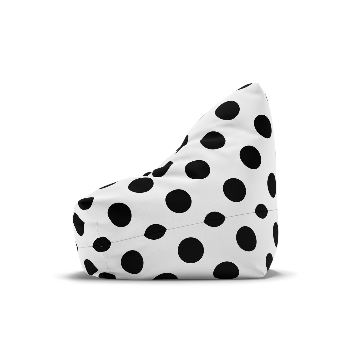 Black and White Polka Dot Bean Bag Chair Cover