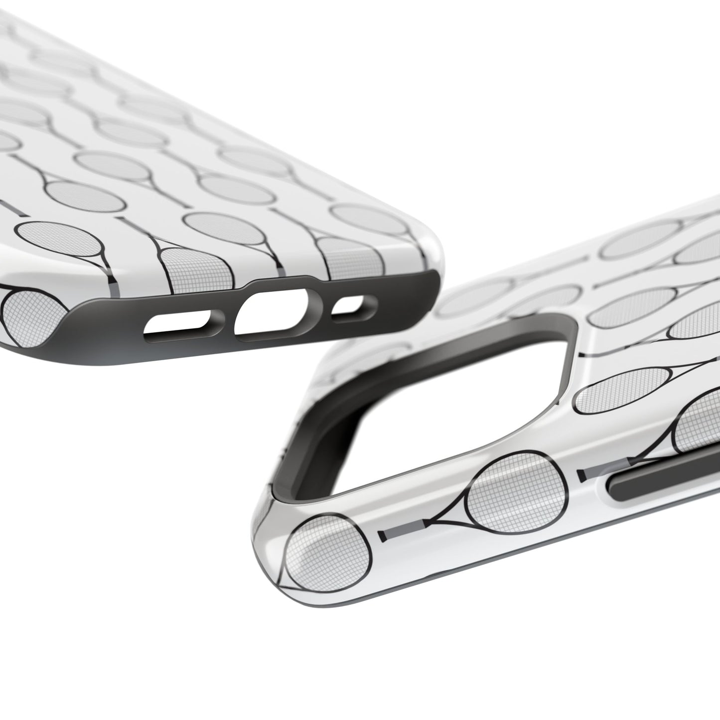 Impact-Resistant Phone Case- Tennis Racquets