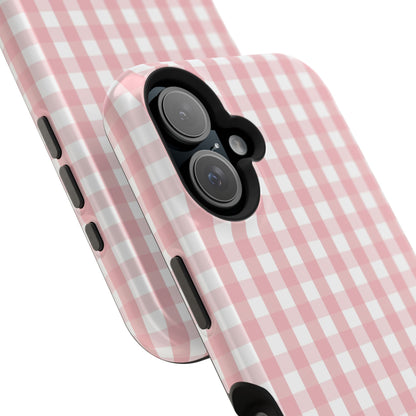 Impact-Resistant Cases -Pink Gingham