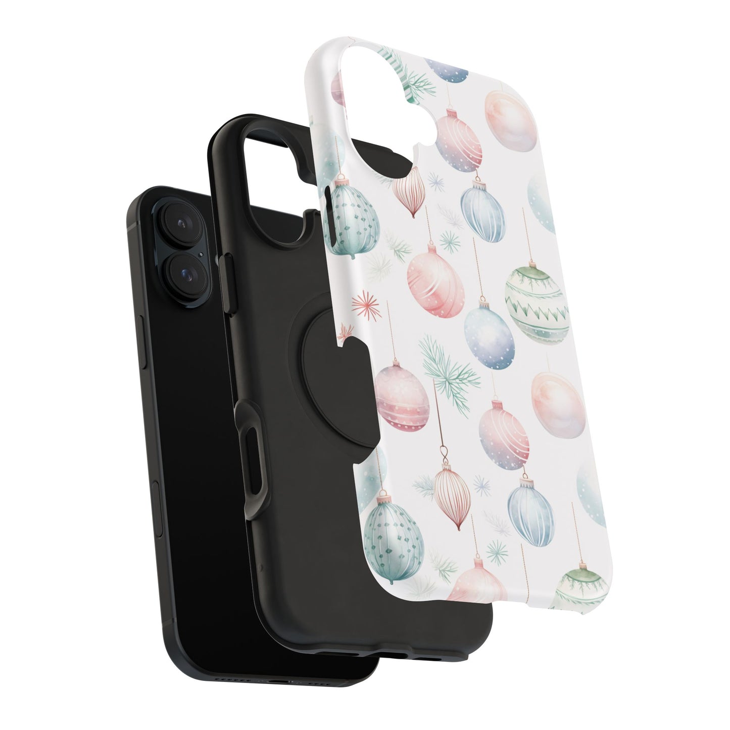 Watercolor Christmas Ornament Impact-Resistant Phone Case