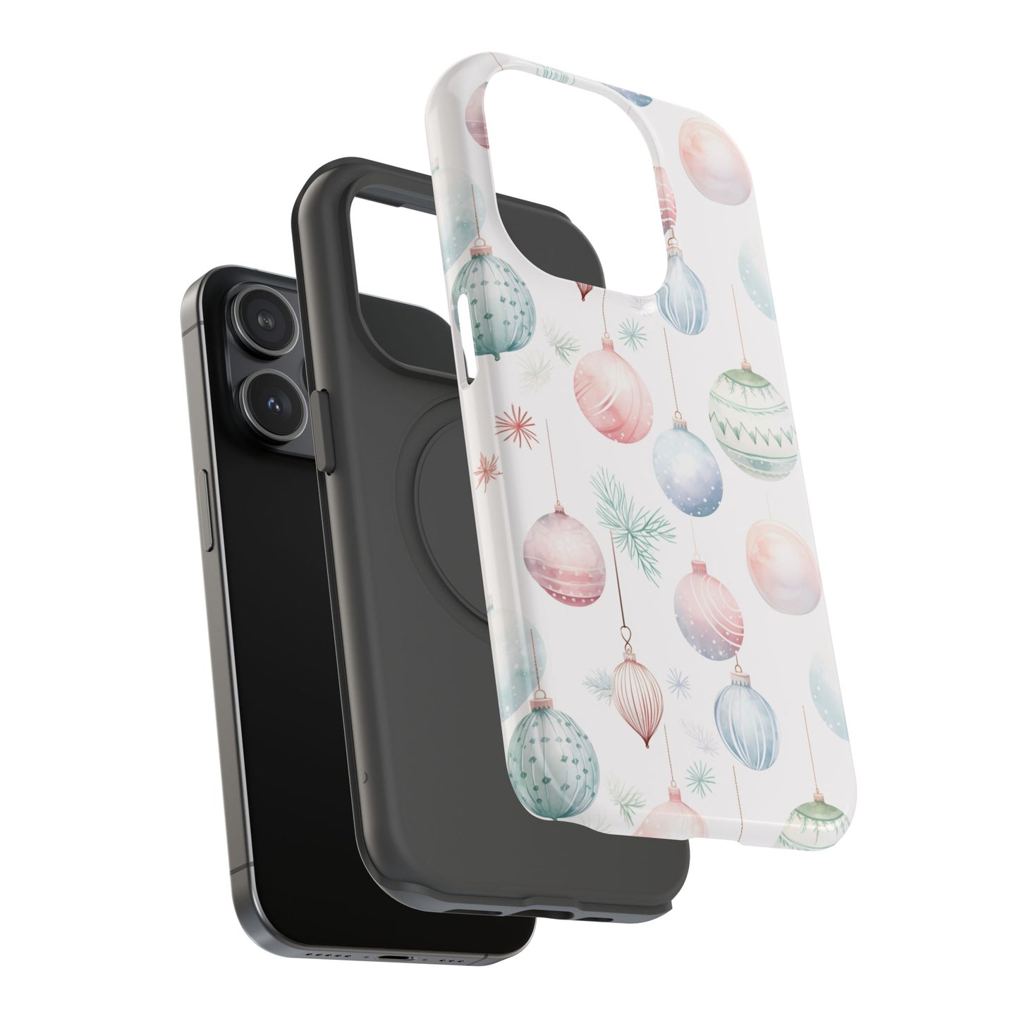 Watercolor Christmas Ornament Impact-Resistant Phone Case