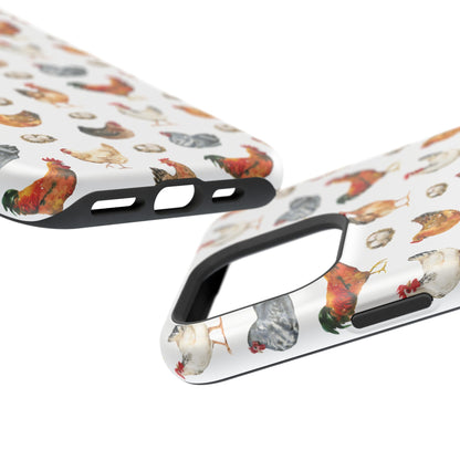 Impact-Resistant Phone Case - Chicken Love