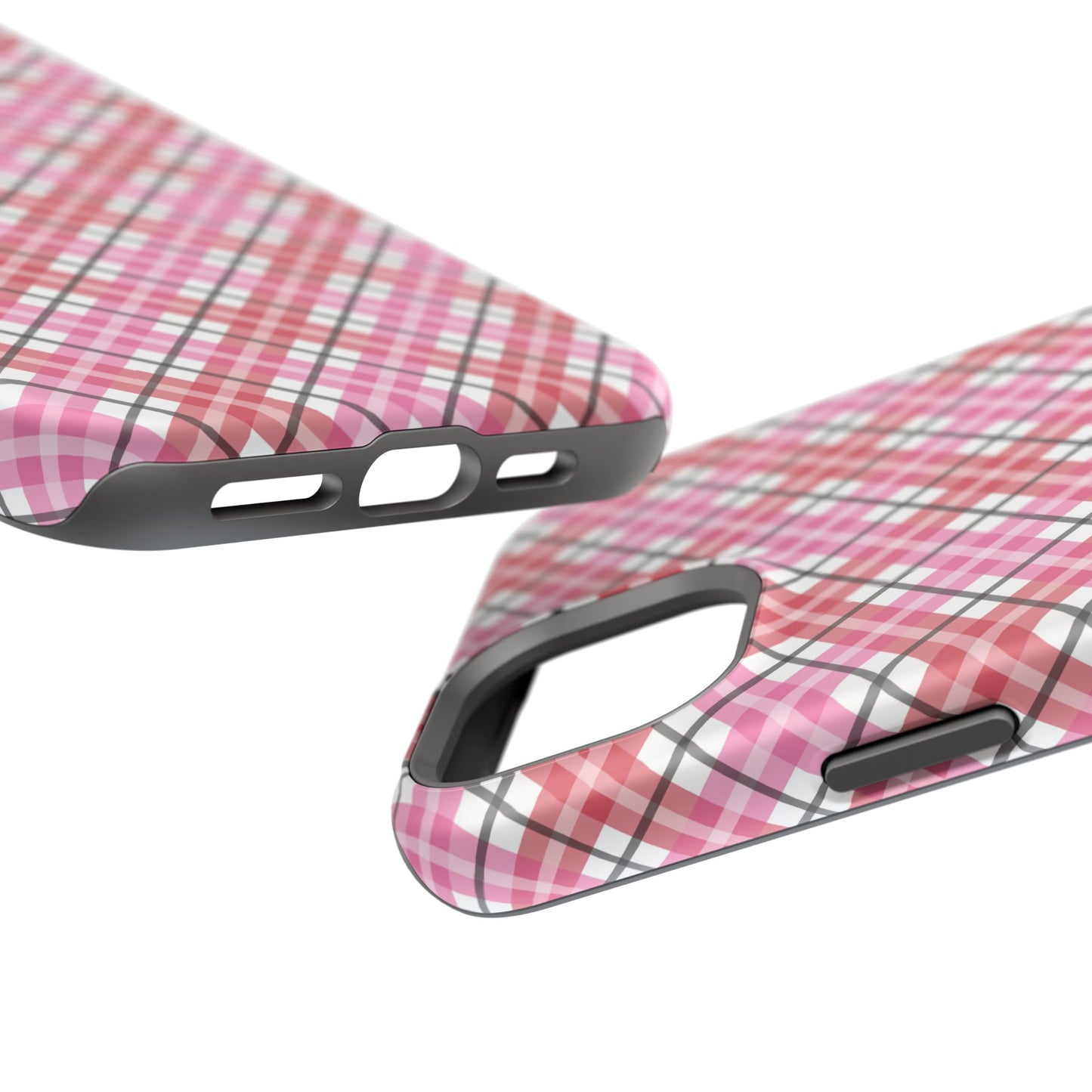 Impact-Resistant Phone Case - Valentine Plaid