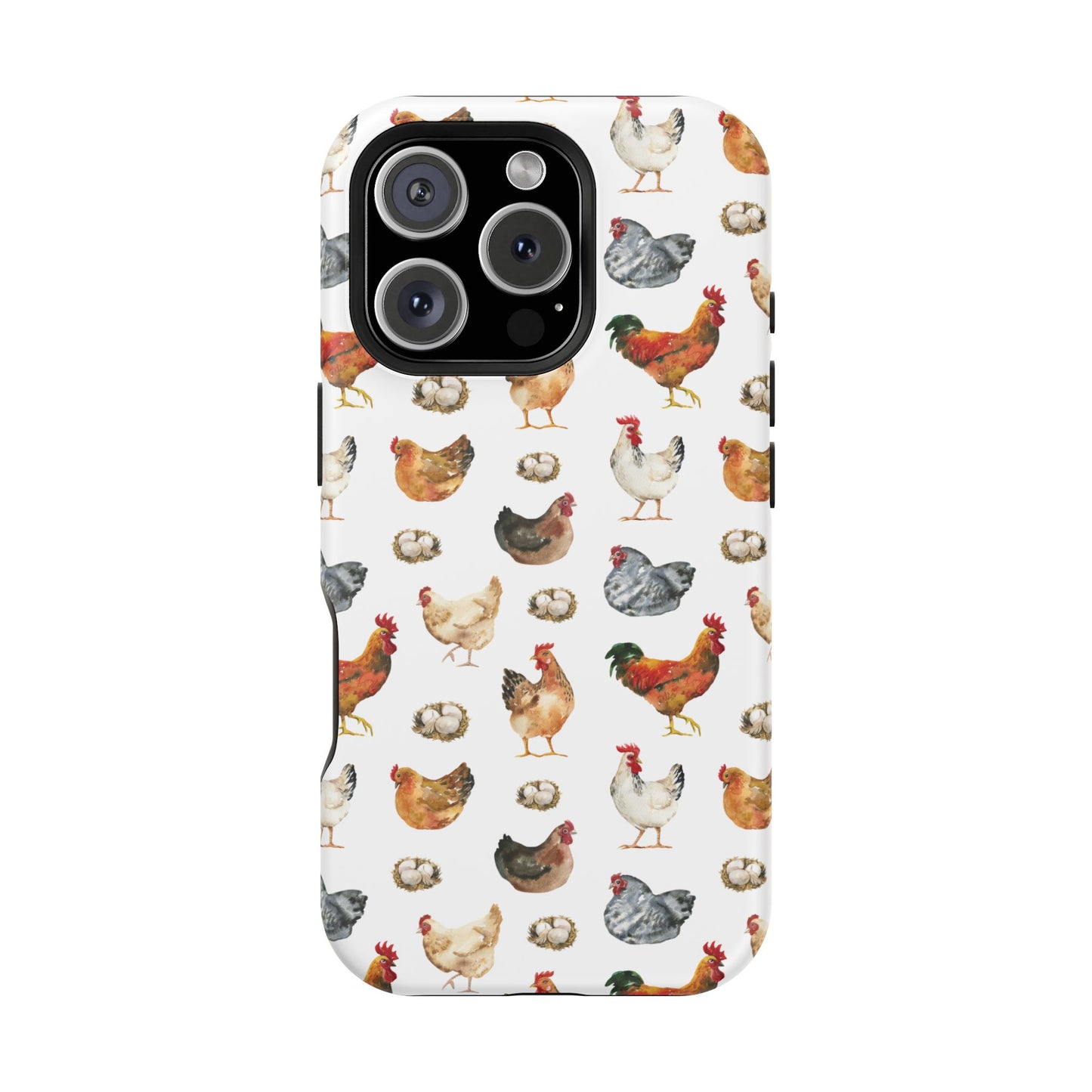 Impact-Resistant Phone Case - Chicken Love