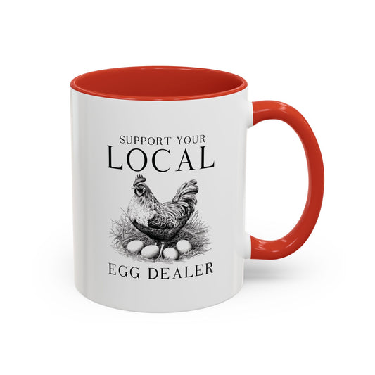 Accent Coffee Mug (11, 15oz)- Egg Dealer