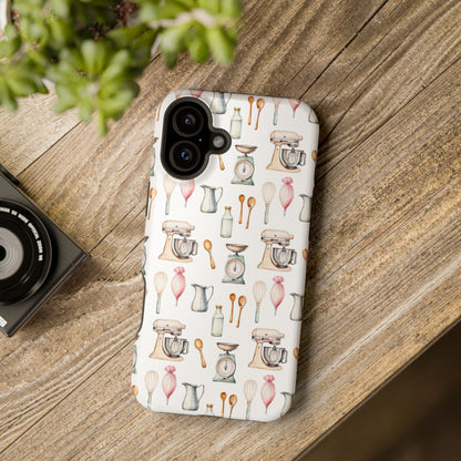 Impact-Resistant Phone Case- Watercolor Baker