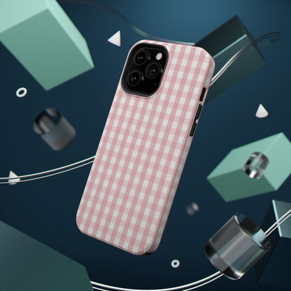 Impact-Resistant Cases -Pink Gingham