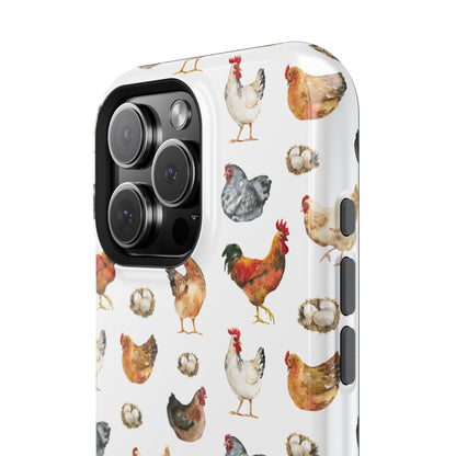 Impact-Resistant Phone Case - Chicken Love