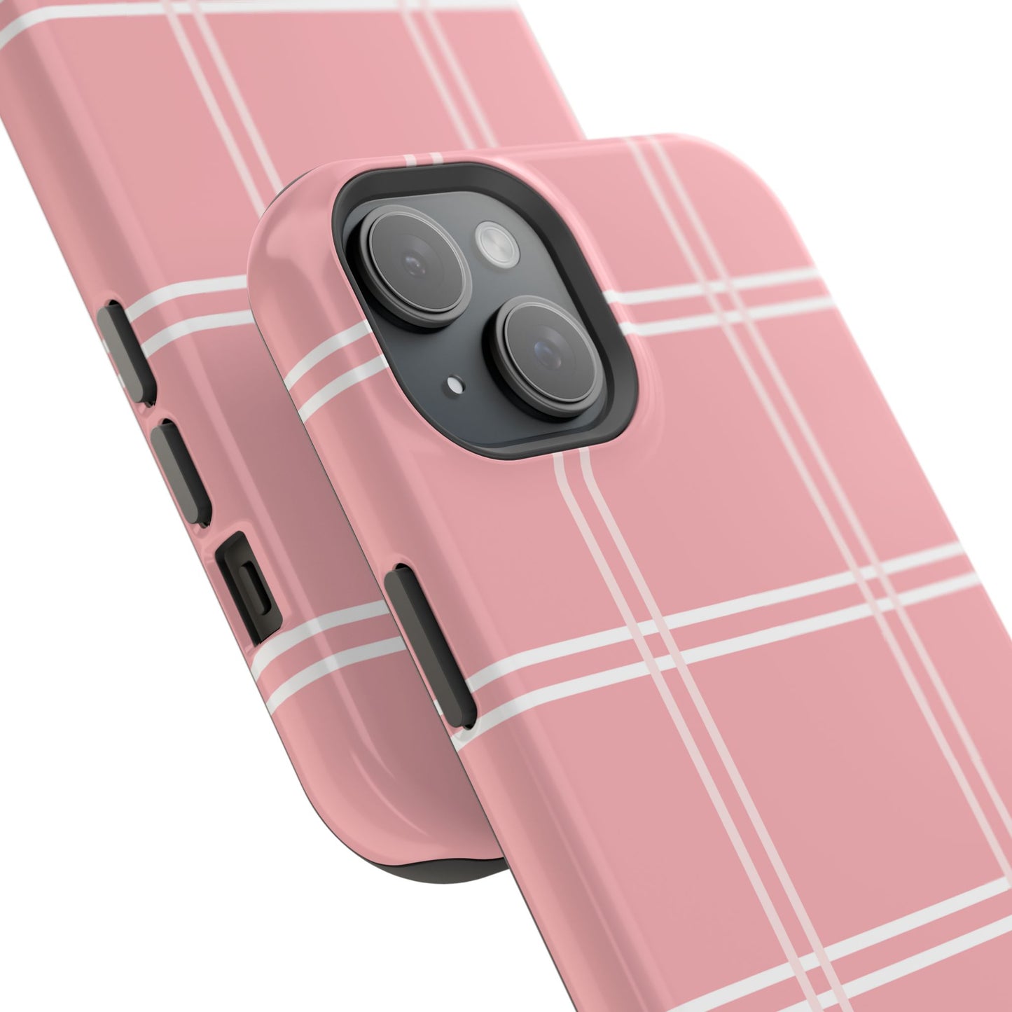 Impact-Resistant Phone Case -Girly Plaid