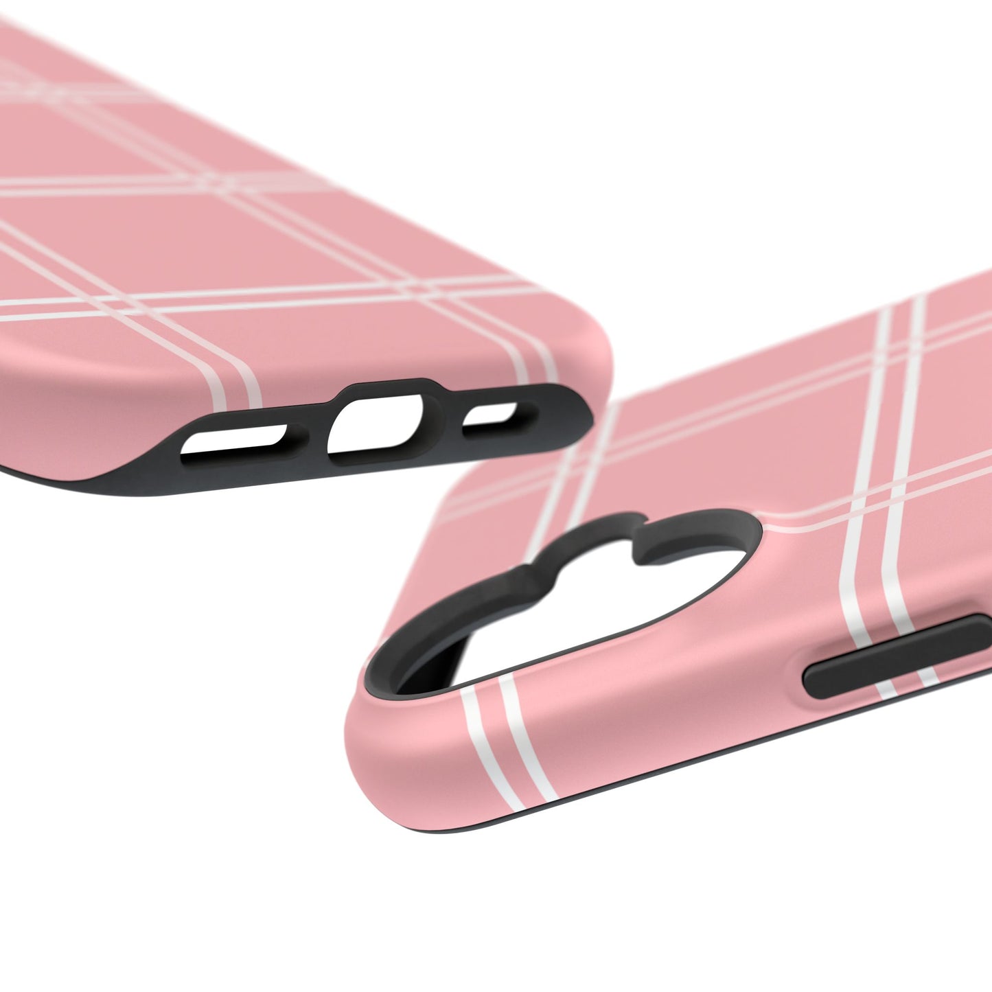 Impact-Resistant Phone Case -Girly Plaid