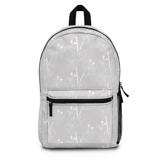 Backpack- ElegantFloral Grey