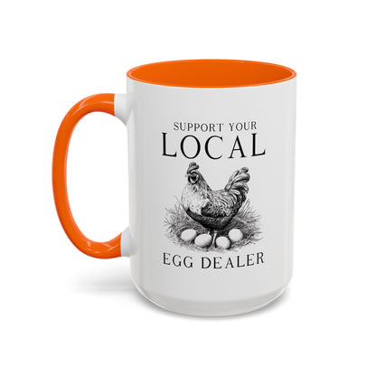 Accent Coffee Mug (11, 15oz)- Egg Dealer