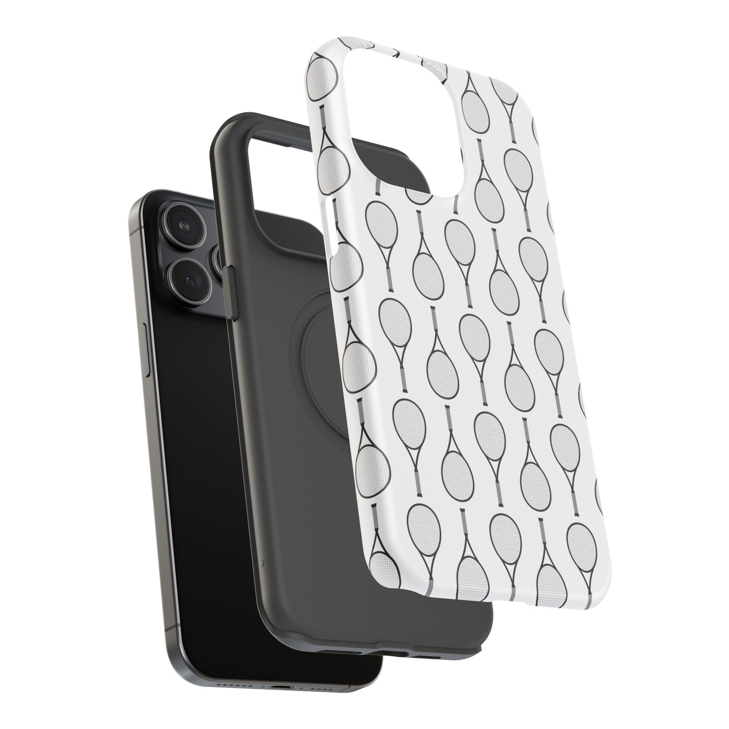 Impact-Resistant Phone Case- Tennis Racquets