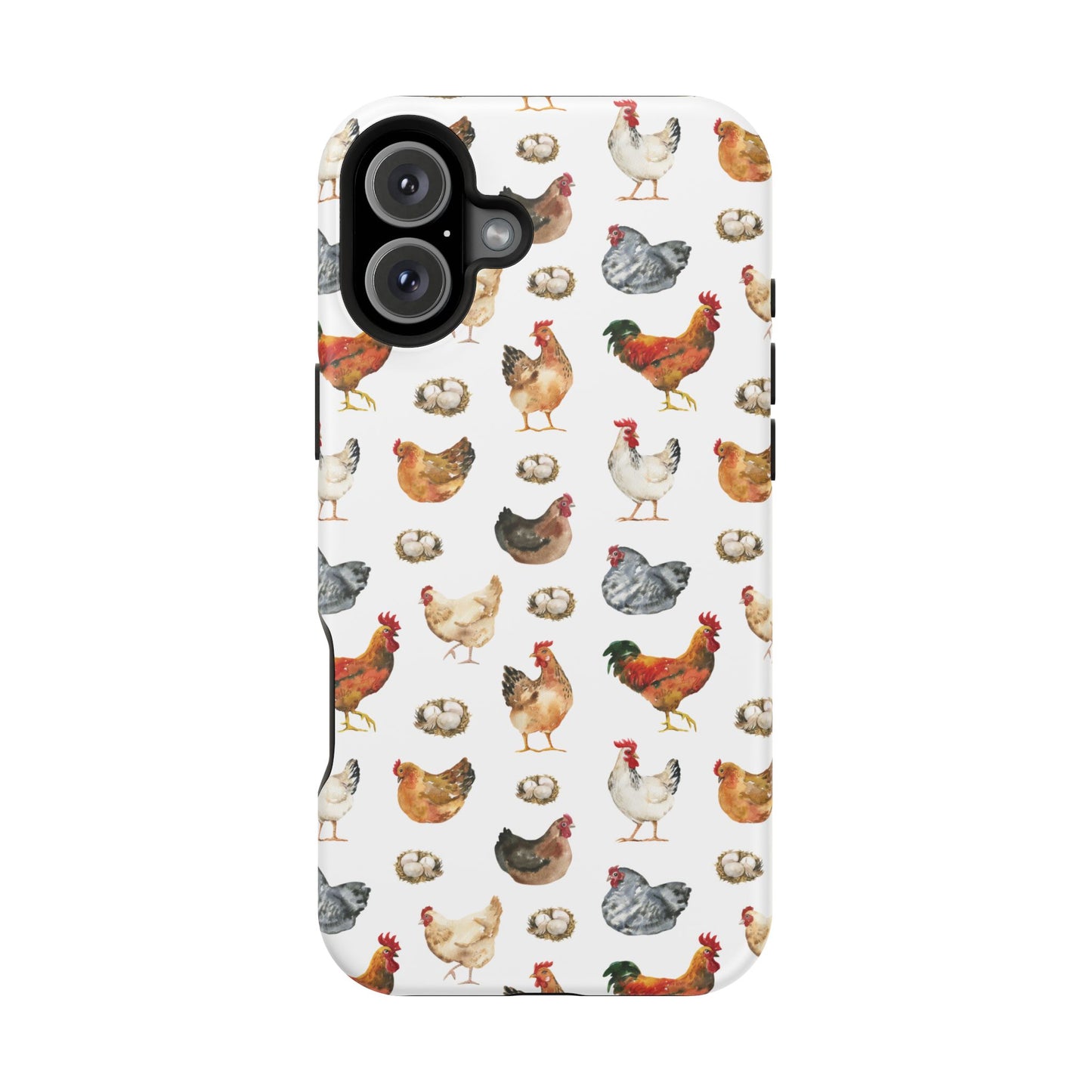 Impact-Resistant Phone Case - Chicken Love