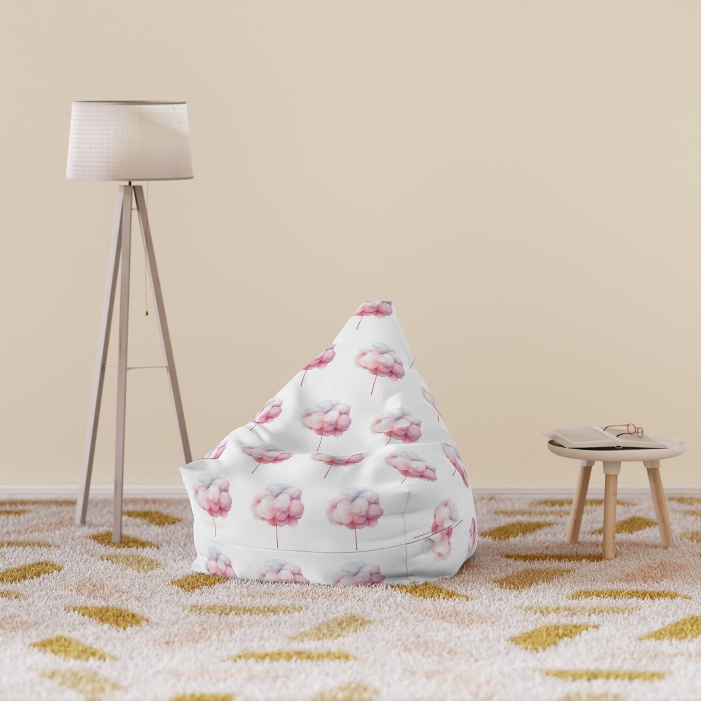 Cotton Candy Bean Bag Chair Cover