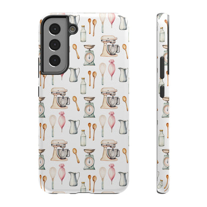 Impact-Resistant Phone Case- Watercolor Baker