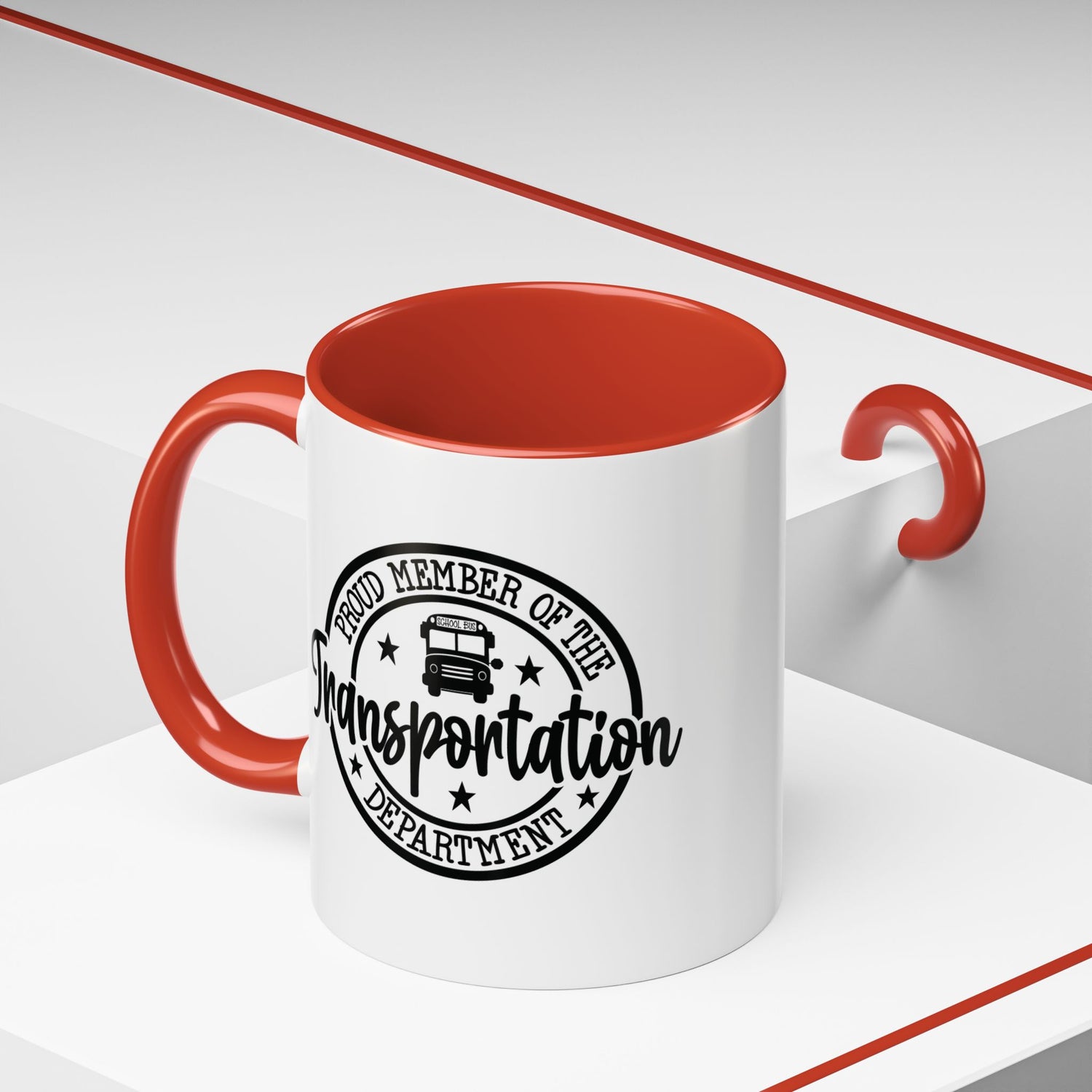 Transportation Department Coffee Mug, Proud Member Mug, Gift for Drivers, Transportation Lover Gift, Fun Coffee Cup, Tea and Coffee Mug