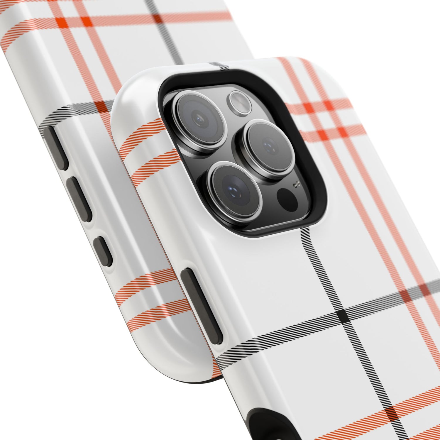 Fall Tartan Plaid  Impact-Resistant Phone Case