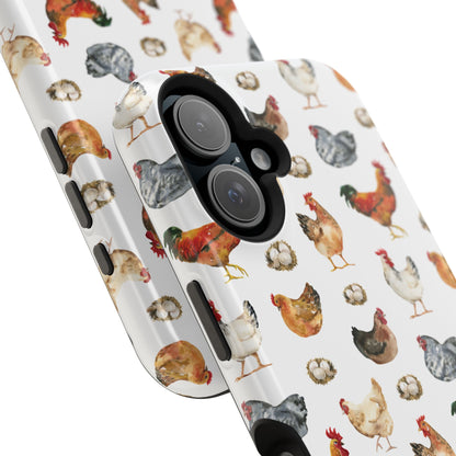 Impact-Resistant Phone Case - Chicken Love