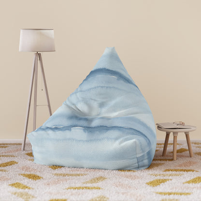 Watercolor Blue Bean Bag Chair Cover