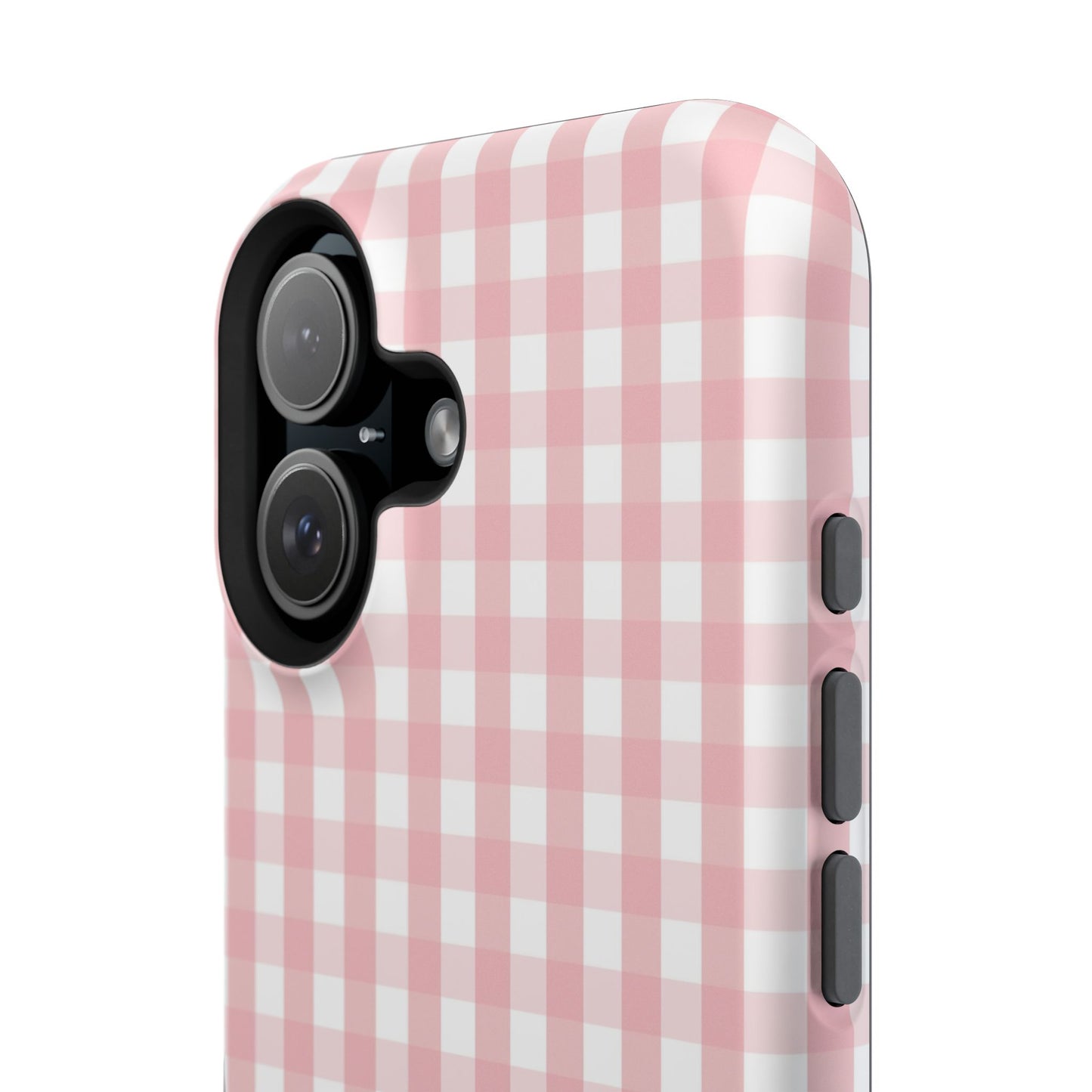 Impact-Resistant Cases -Pink Gingham