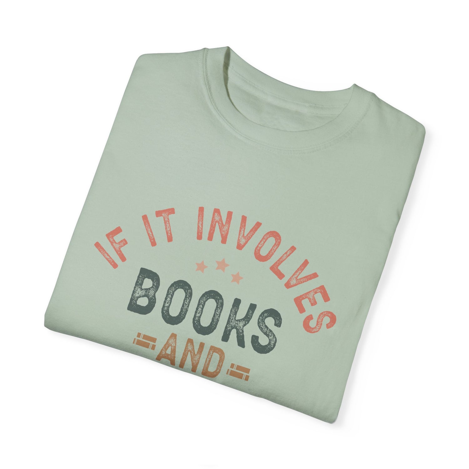 Funny Unisex T-shirt: Books and Pajamas