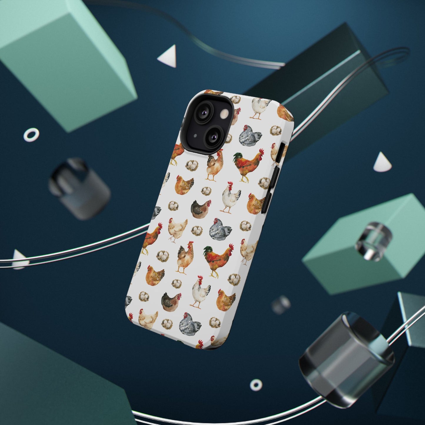 Impact-Resistant Phone Case - Chicken Love