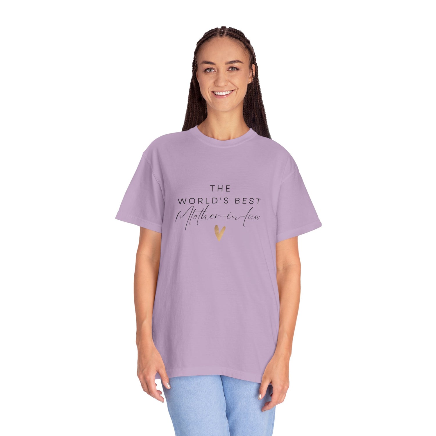 World's Best Mother Unisex Garment-Dyed T-Shirt | Perfect Gift for Mom, Mother's Day, Birthday, Family Reunion, Casual Wear
