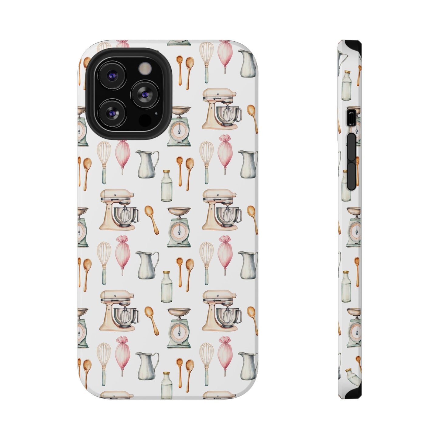 Impact-Resistant Phone Case- Watercolor Baker