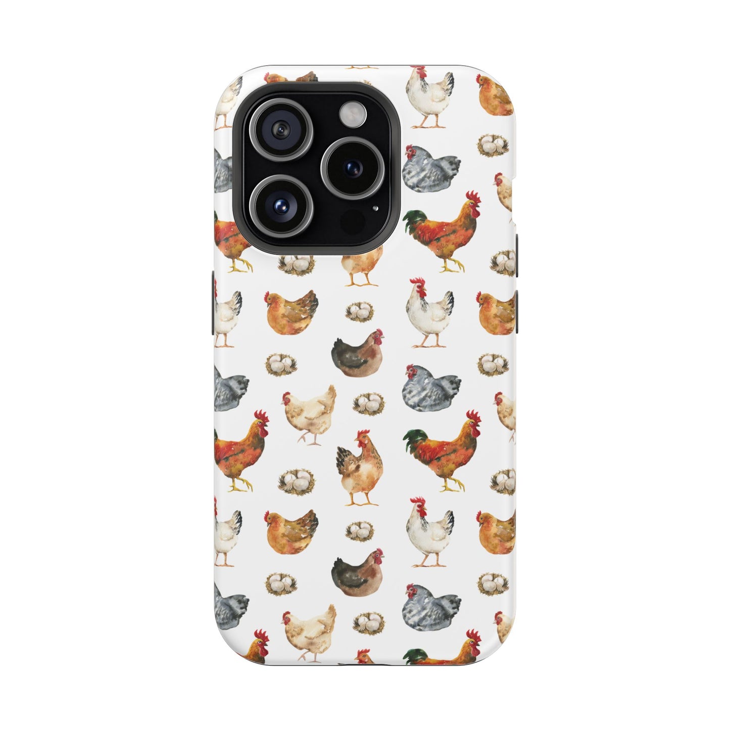 Impact-Resistant Phone Case - Chicken Love