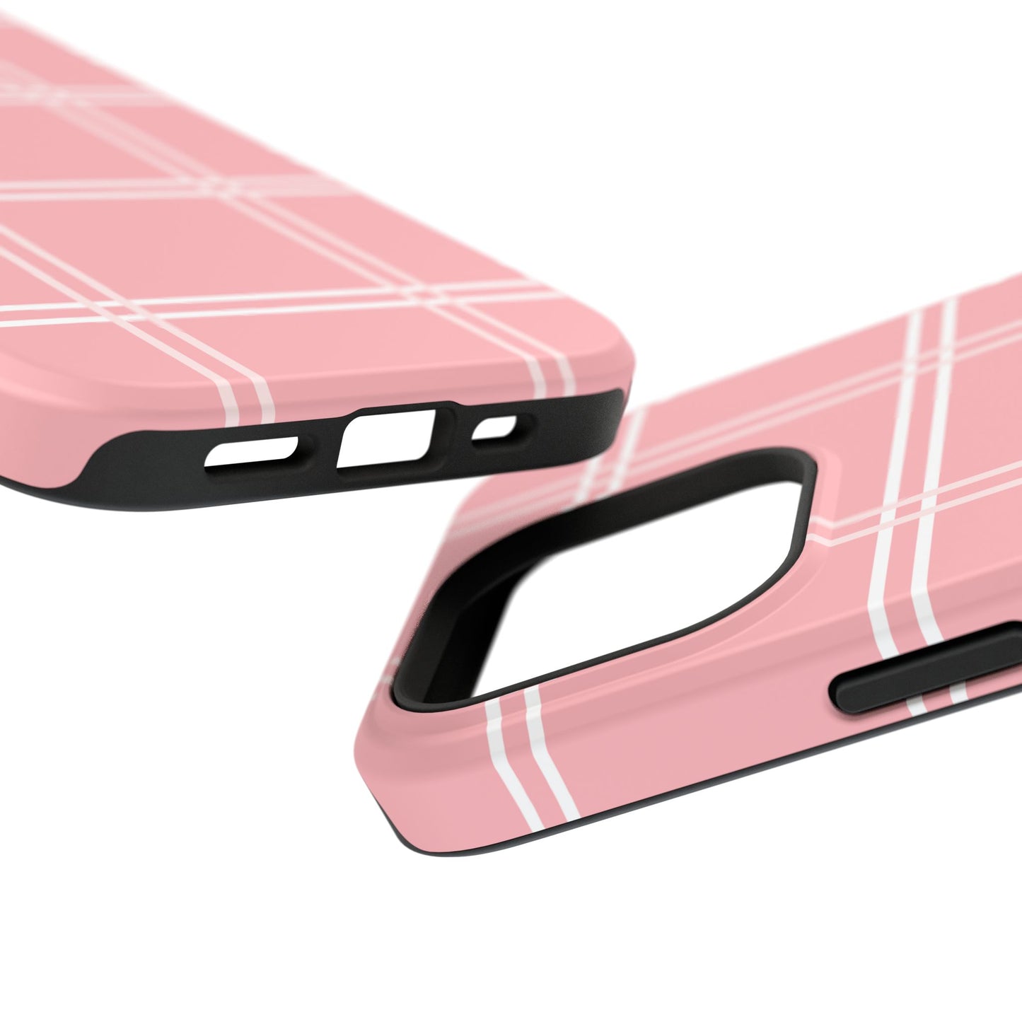 Impact-Resistant Phone Case -Girly Plaid