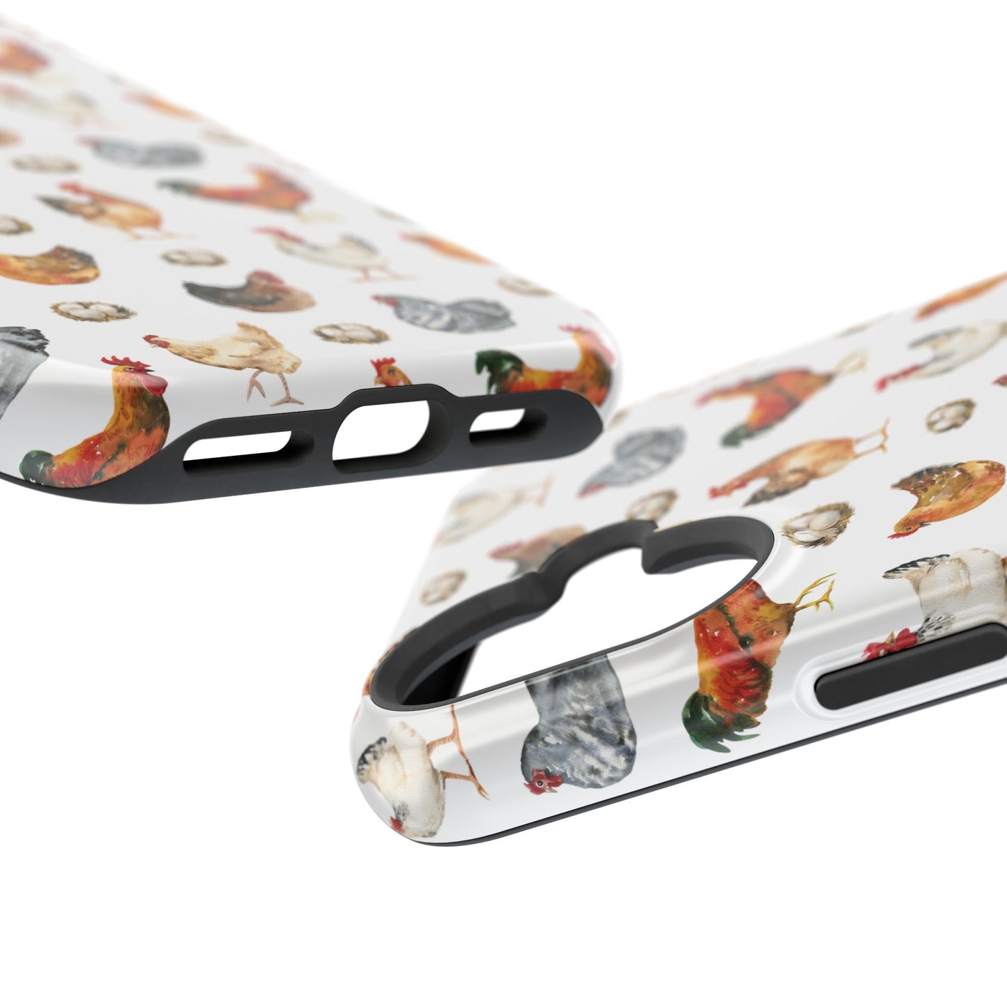 Impact-Resistant Phone Case - Chicken Love