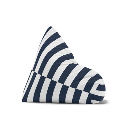 Nautical Navy Stripe Bean Bag Chair Cover