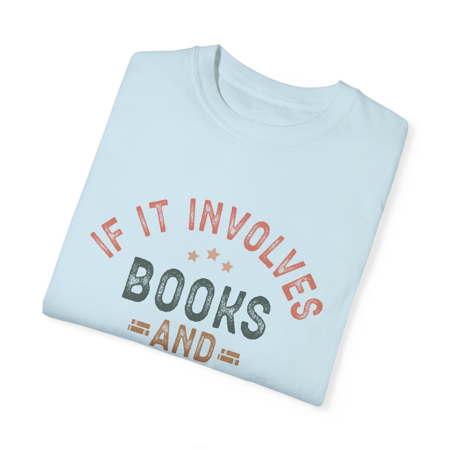 Funny Unisex T-shirt: Books and Pajamas