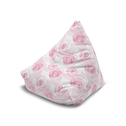 Watercolor Roses Bean Bag Chair Cover