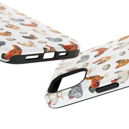 Impact-Resistant Phone Case - Chicken Love