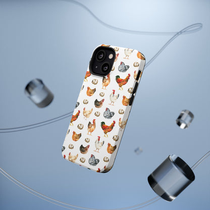 Impact-Resistant Phone Case - Chicken Love