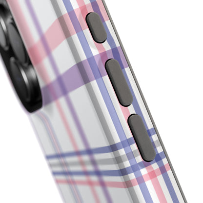 Impact-Resistant Cases - Spring Plaid Pink Purple